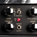 Image of the switches of the new Multi-Watt feature on the new Dual Rectifier