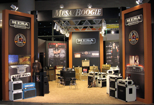 Mesa/Boogie booth at the 2010 Musik Messe trade show