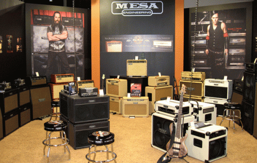 Mesa Boogie booth in full at the Frankfurt Musik Messe