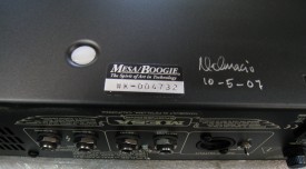 Walkabout rackmount unit with serial number decal on the underside of the amp towards the rear