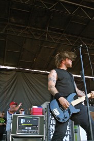 Against Me! (Andrew Seward) on Vans Warped Tour 2011