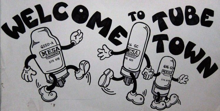 'Welcome to Tubetown' ~ A classic MESA illustration that's been around the shop for decades