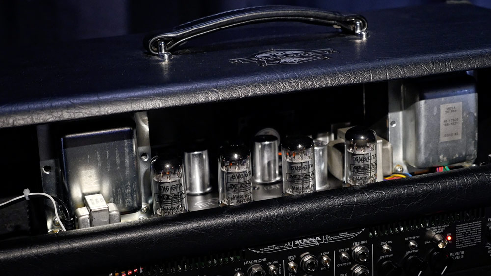 The TC-100 loaded with 6V6 Power Tubes
