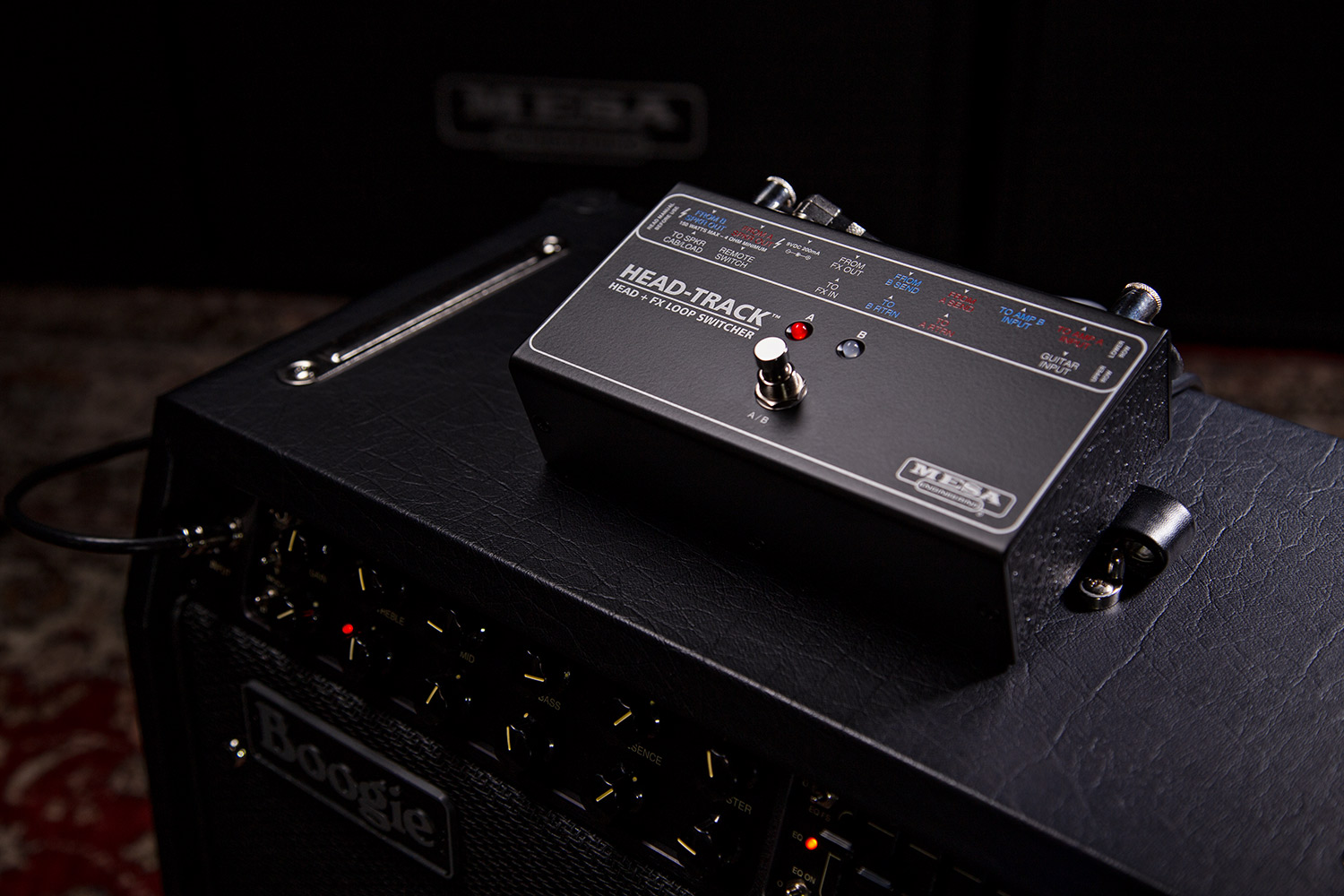 Mesa Boogie HEAD-TRACK Guitar Amplifier Head + FX Loop Switcher