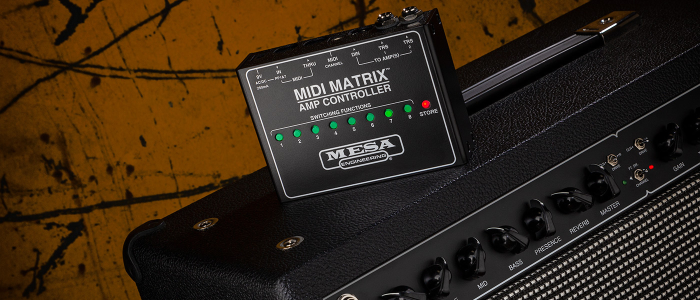 Mesa Boogie MIDI Matrix Programmable Amp Foot Controller | MESA