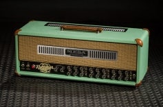 Triple Rectifier Head - Surf Green Bronco, Cream Tan Grille
