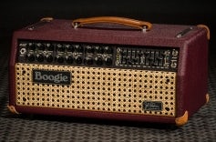 JP-2C Head - British Cabernet Bronco Vinyl, Wicker Grille