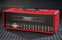 Triple Rectifier Red Floral Black Diamond Plate